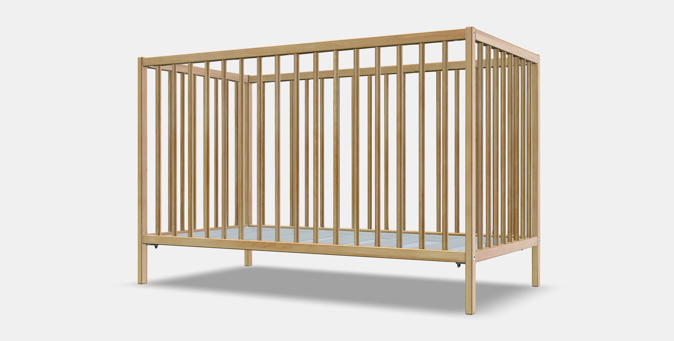 SNIGLAR Babybett Low-poly 3D model_13