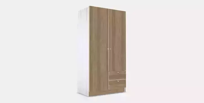 VILHATTEN Wardrobe with 2 doors and 2 drawers