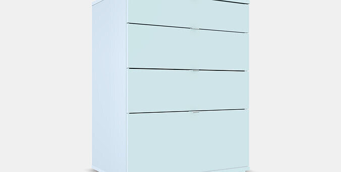 VIHALS Chest of 4 drawers 3D model 7