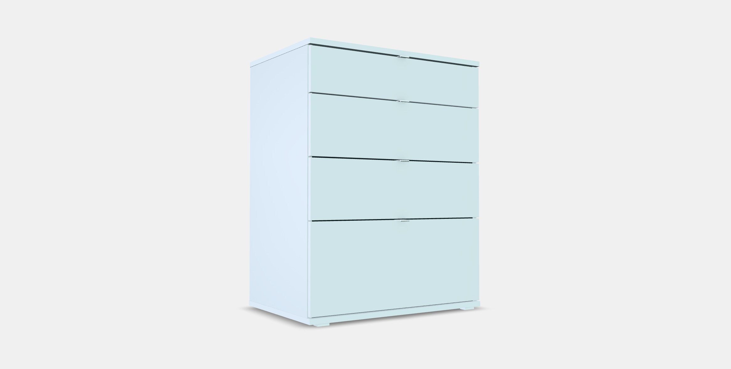 VIHALS Chest of 4 drawers 3D model_2