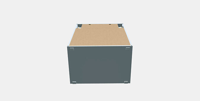 VIHALS Chest of 4 drawers 3D model 6
