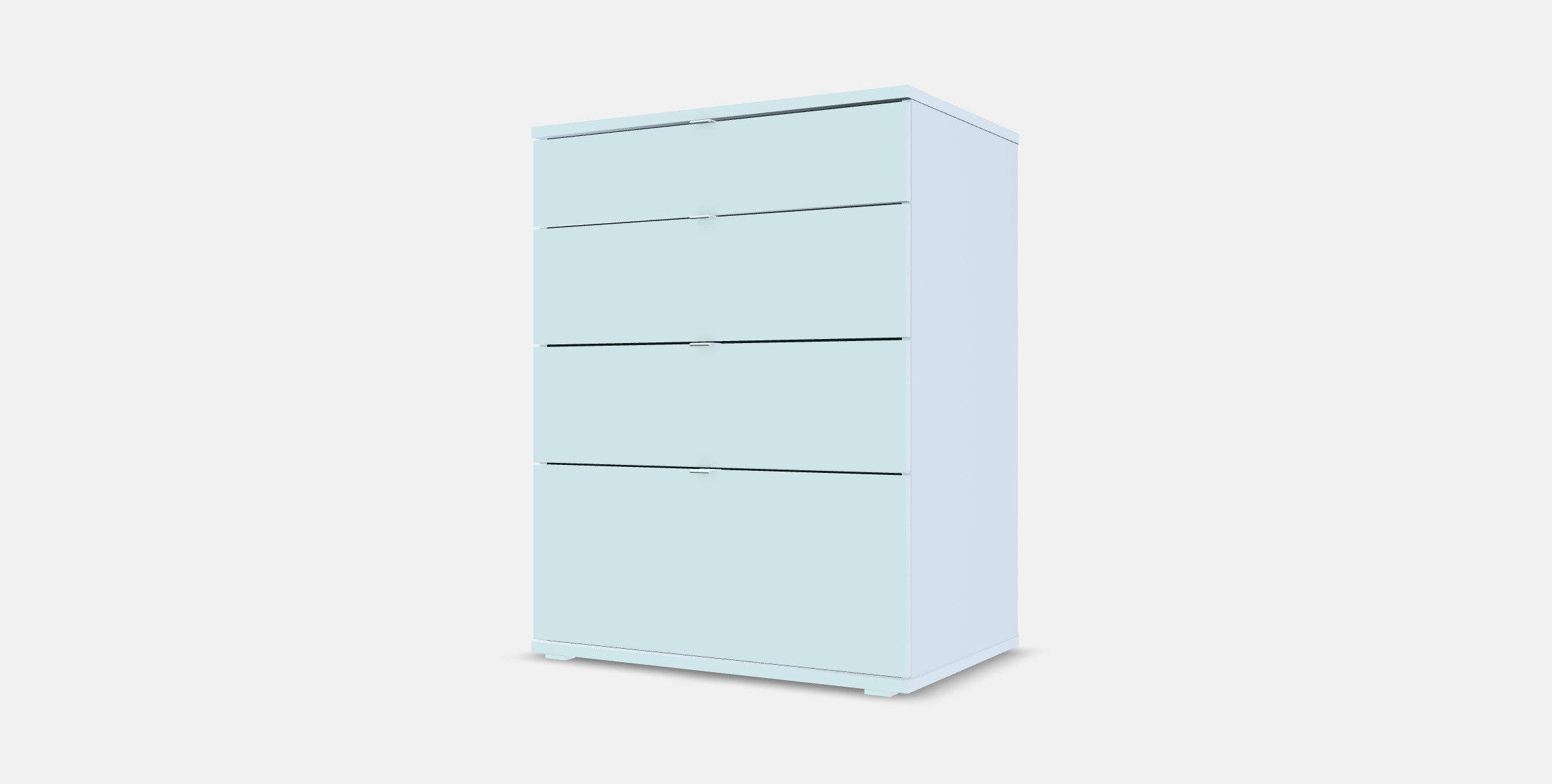 VIHALS Chest of 4 drawers 3D model_12