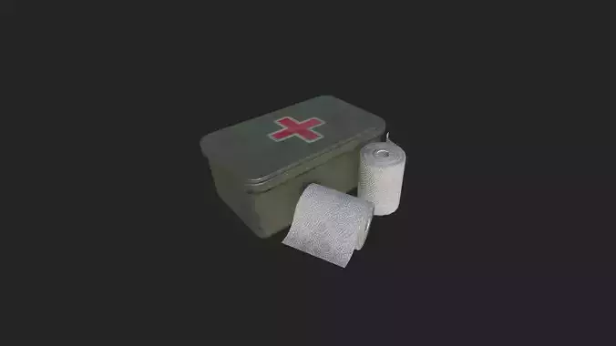 Medical 3D Model 001 Low-poly 3D model
