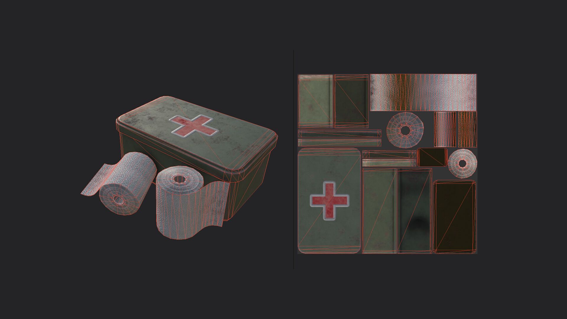 Medical 3D Model 001 Low-poly 3D model_9