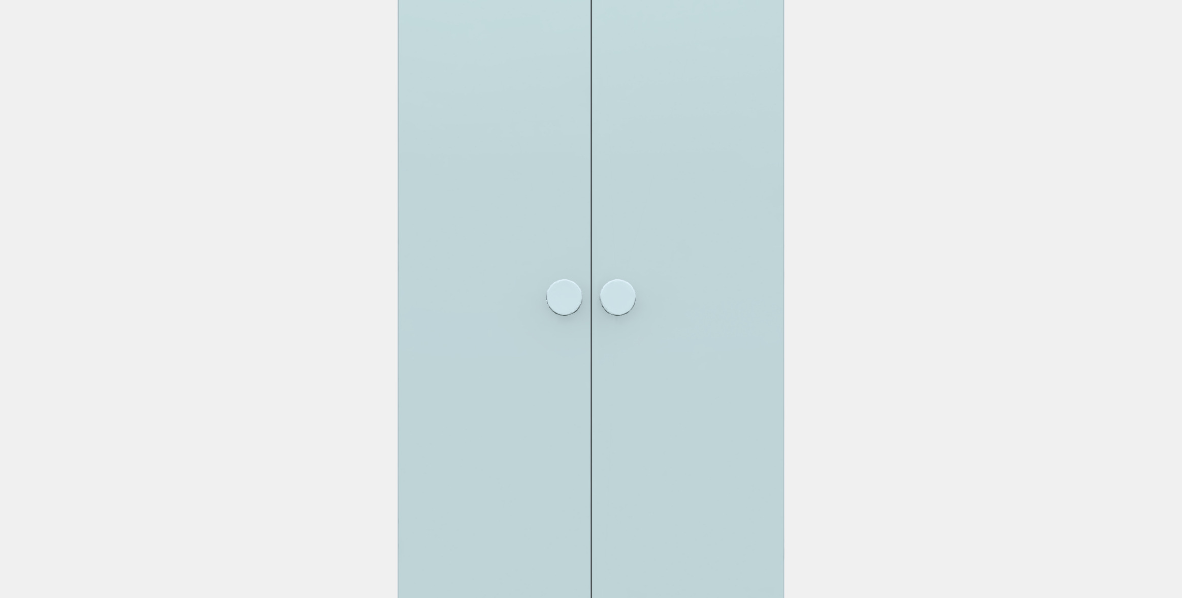 GODISHUS Wardrobe Low-poly 3D model_11