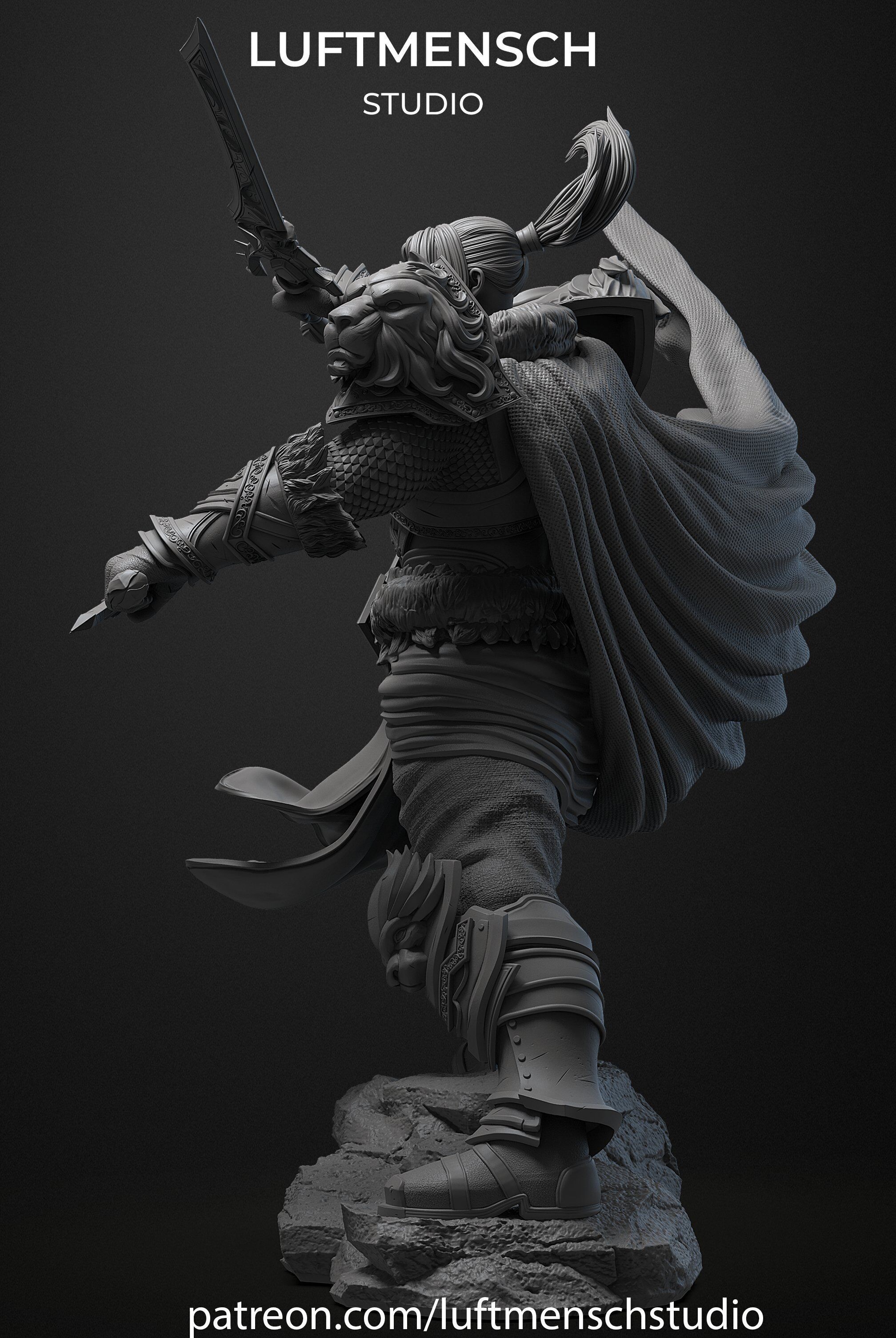 Varian Wrynn 3D print model_2