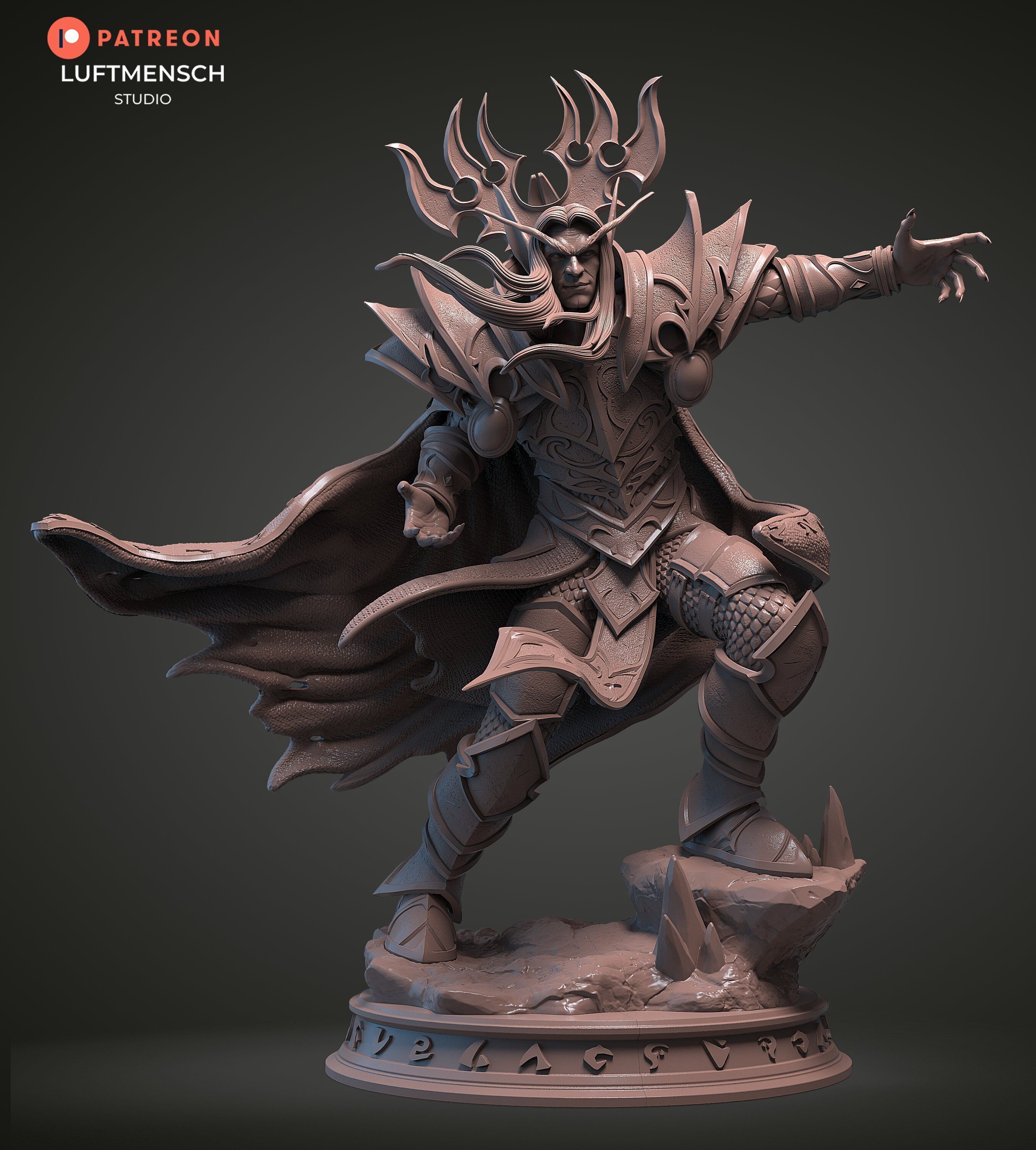 Kaelthas STL 3D print model_2