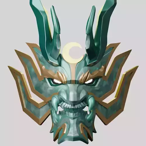 Lunar General Skin Mask - Marvel Rivals Moon Knight Skin