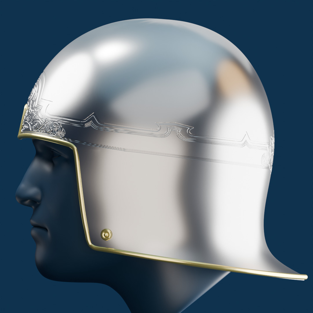 King Edmund Pevensie Helmet - Chronicles of Narnia 3D print model_6