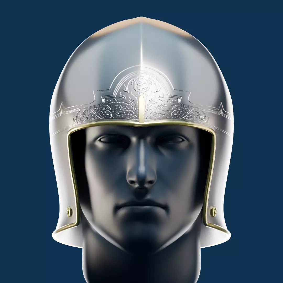 King Edmund Pevensie Helmet - Chronicles of Narnia 3D print model_0