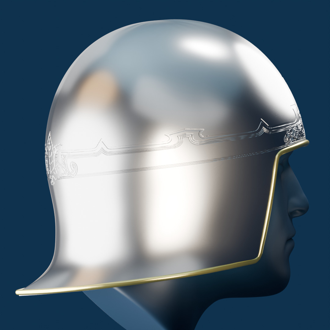 King Edmund Pevensie Helmet - Chronicles of Narnia 3D print model_2