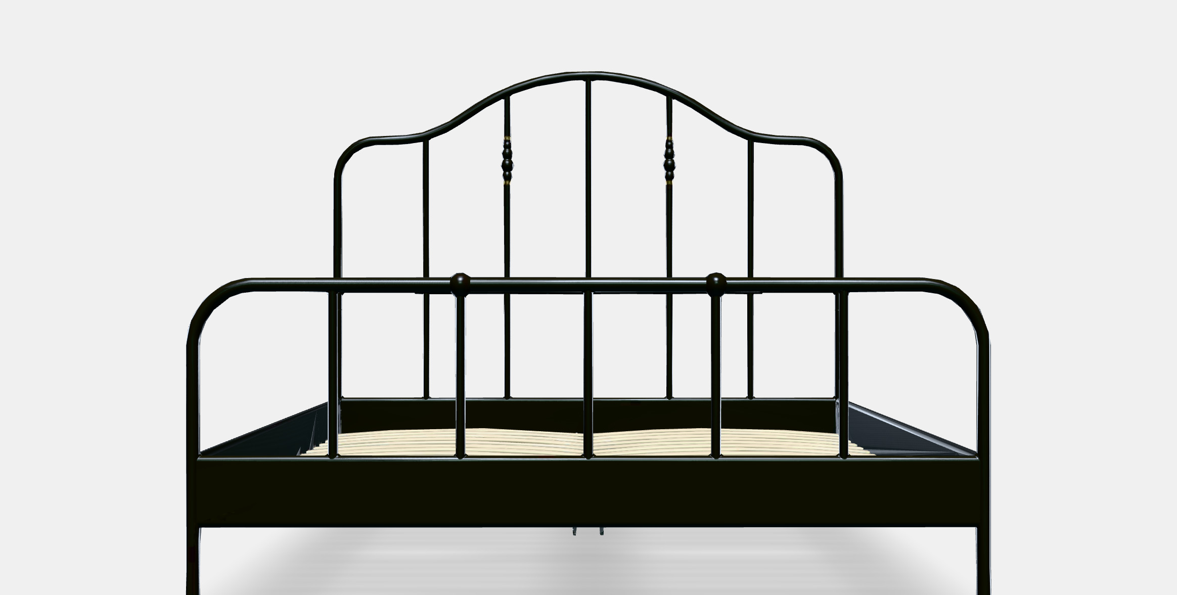 SAGSTUA Bed frame Low-poly 3D model_11