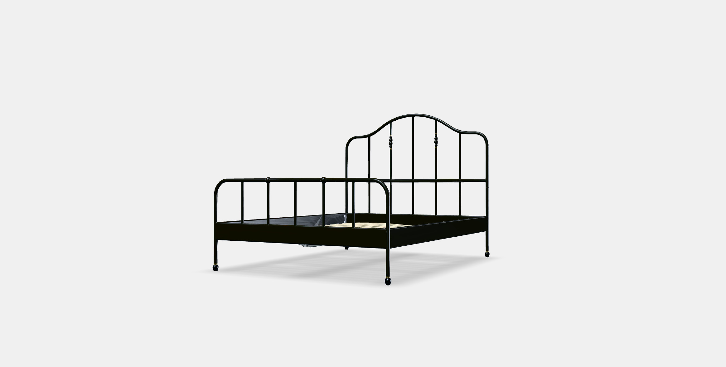 SAGSTUA Bed frame Low-poly 3D model_12