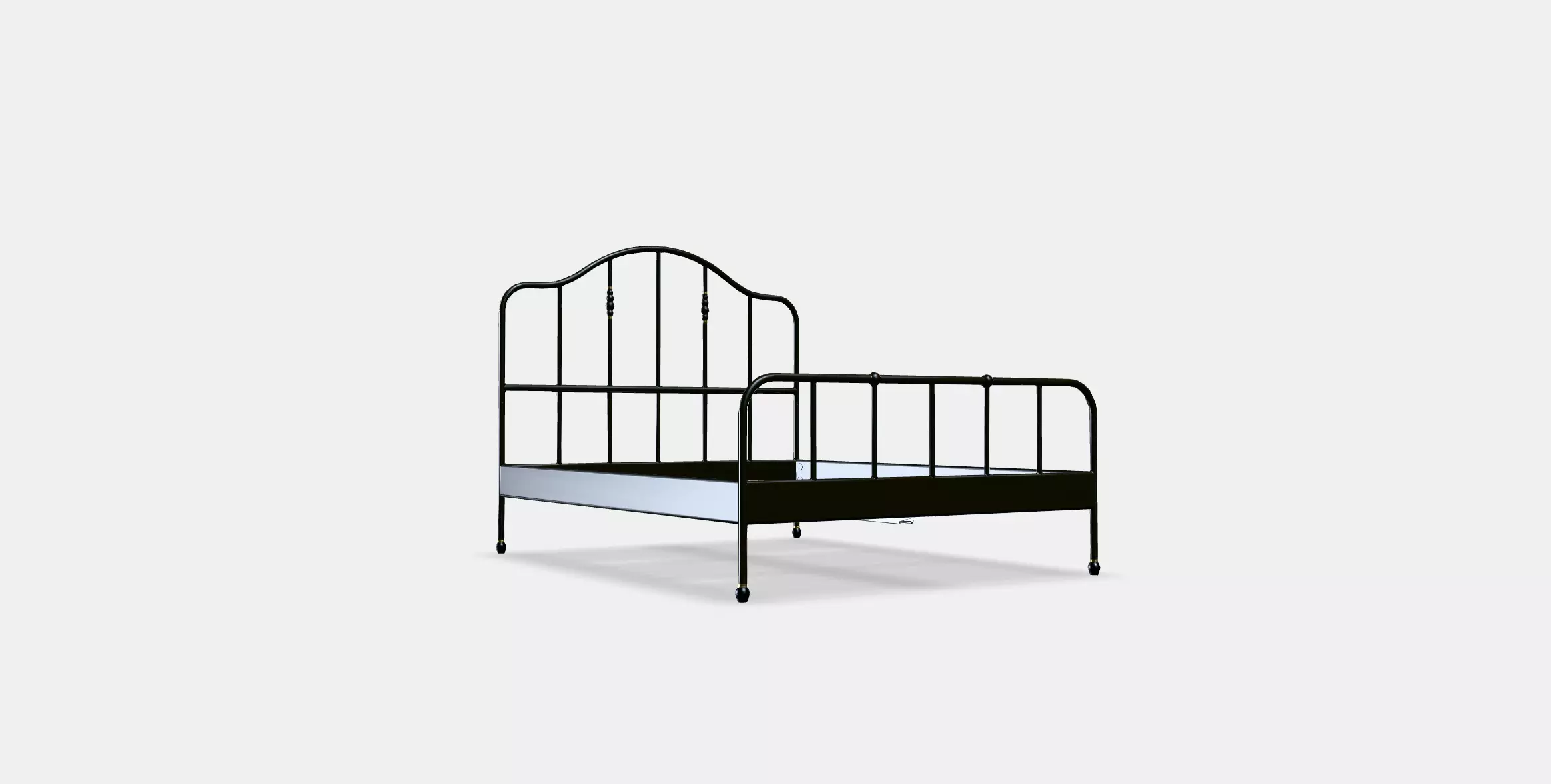 SAGSTUA Bed frame Low-poly 3D model_0