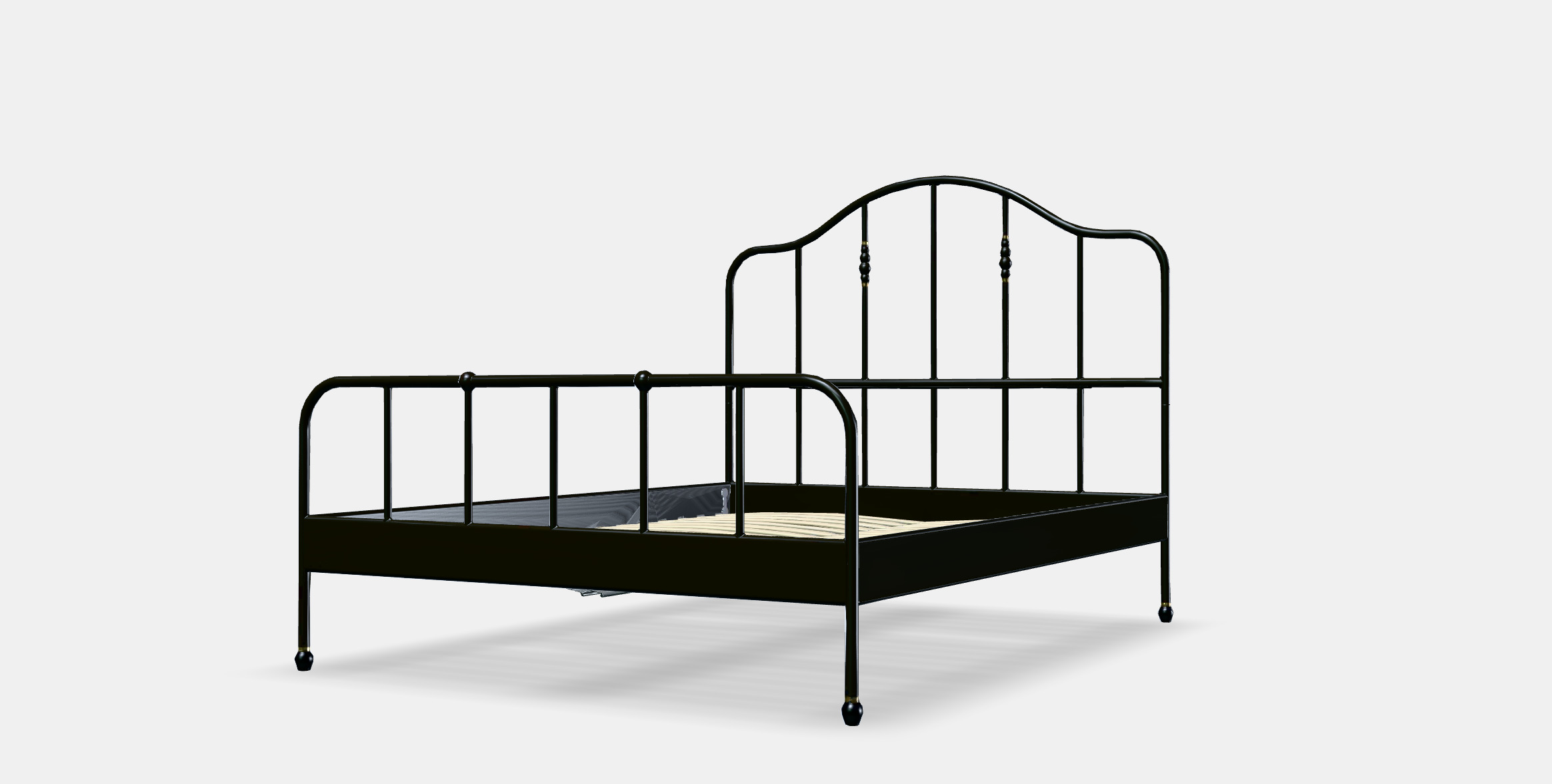 SAGSTUA Bed frame Low-poly 3D model_13