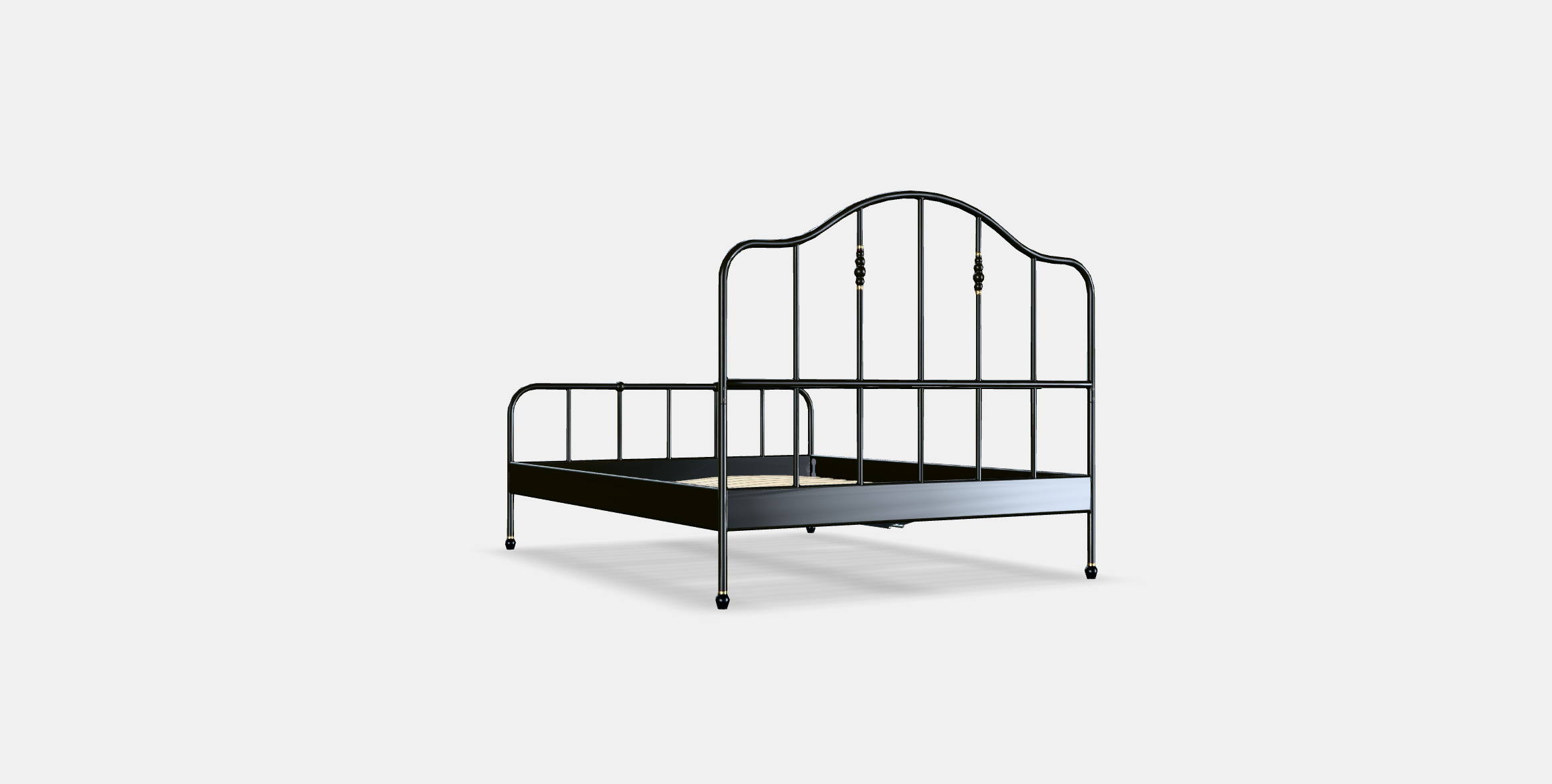SAGSTUA Bed frame Low-poly 3D model_16