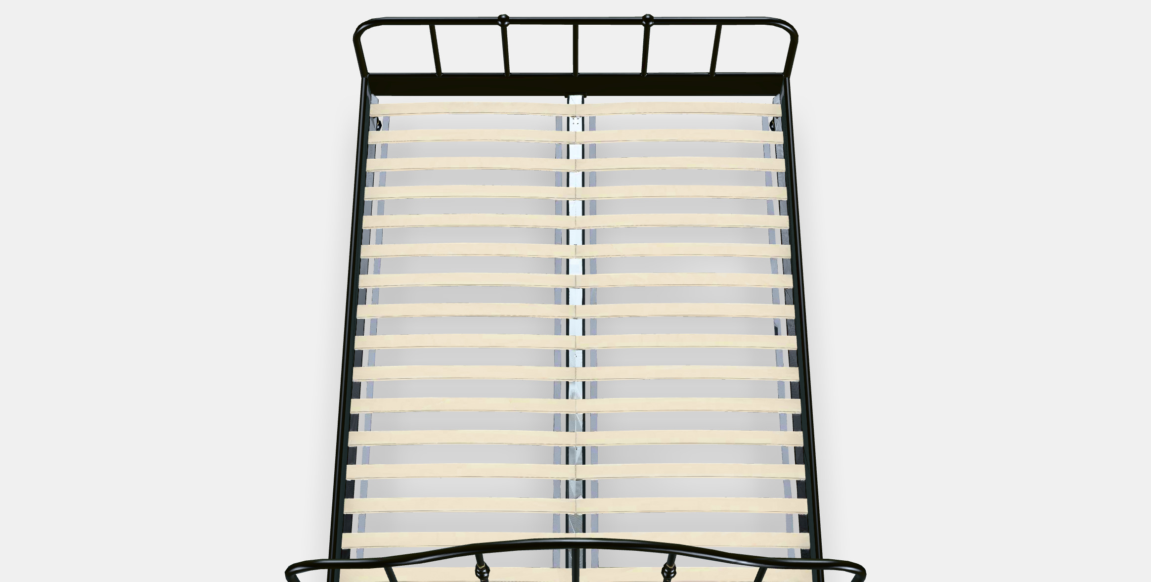 SAGSTUA Bed frame Low-poly 3D model_4