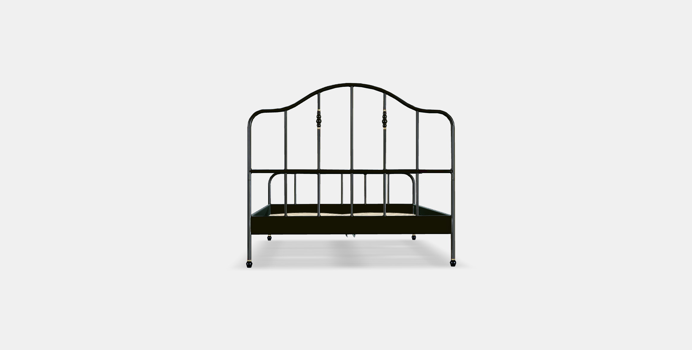 SAGSTUA Bed frame Low-poly 3D model_14