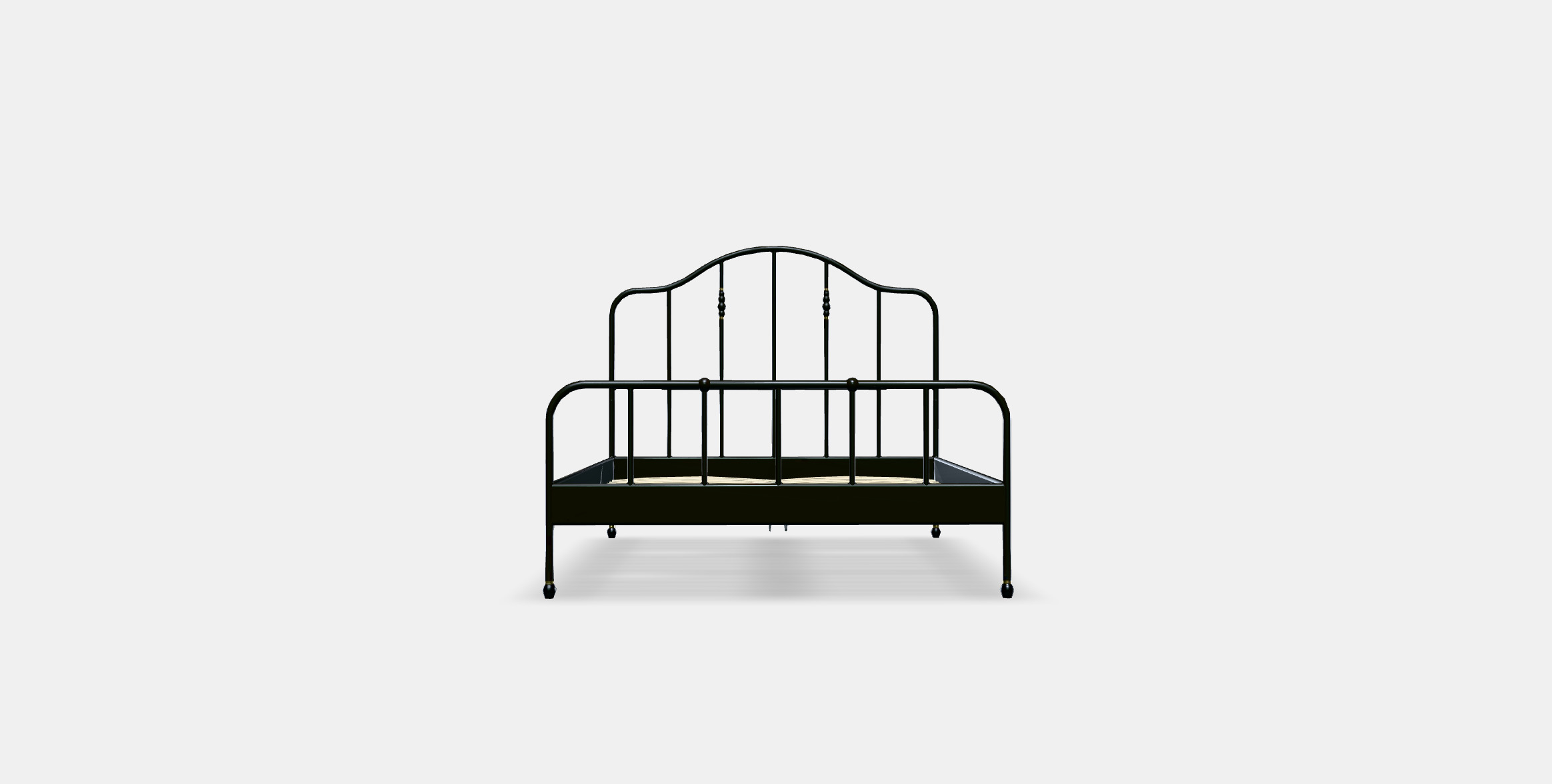 SAGSTUA Bed frame Low-poly 3D model_10