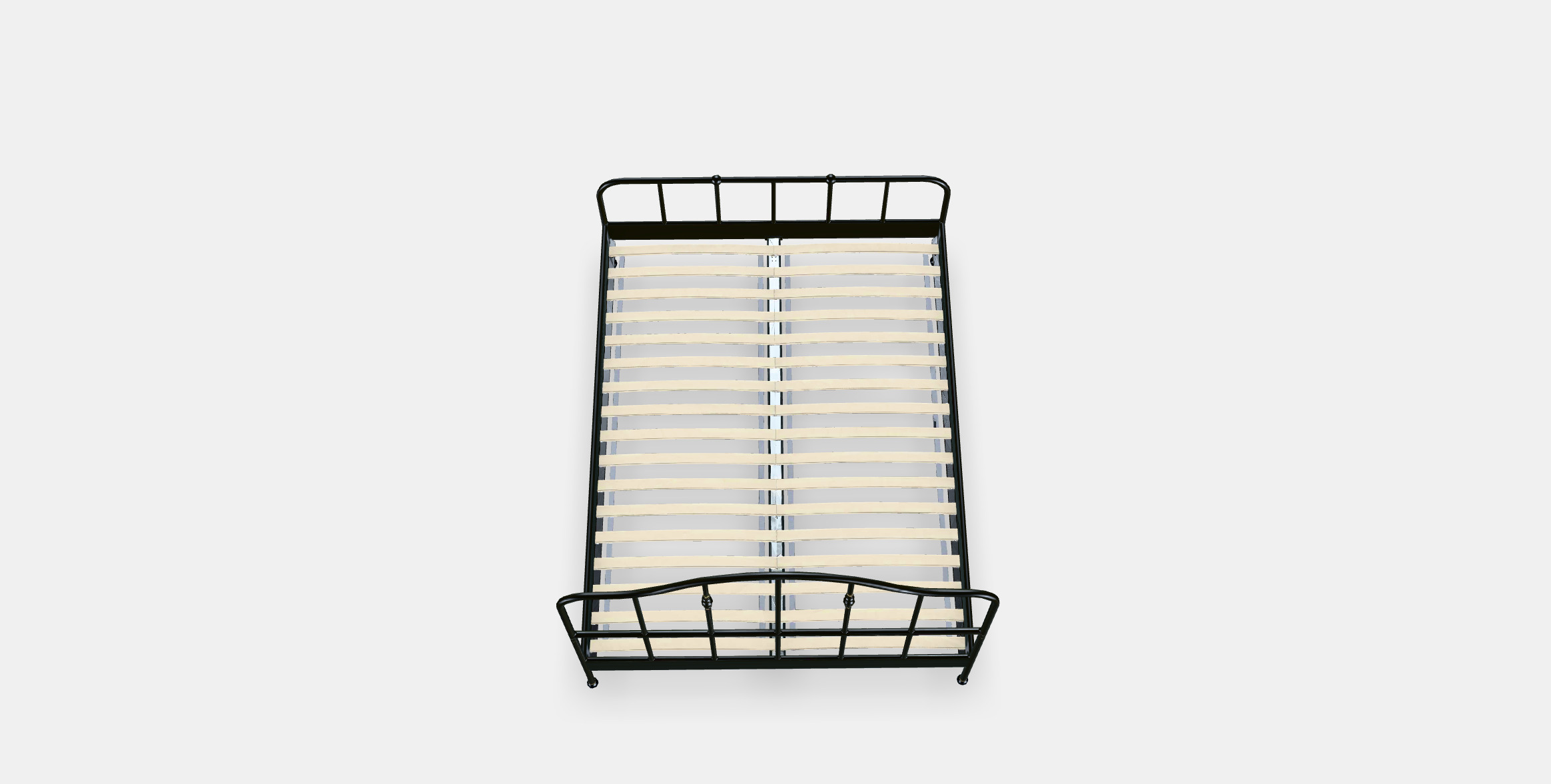 SAGSTUA Bed frame Low-poly 3D model_3