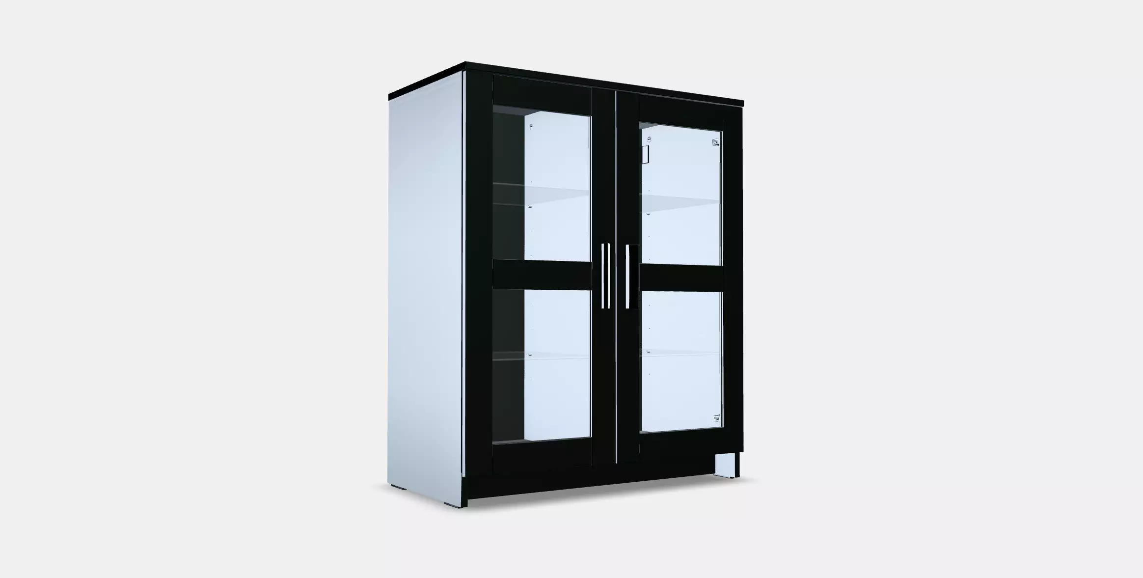 BRIMNES Cabinet with doors 3D model_0