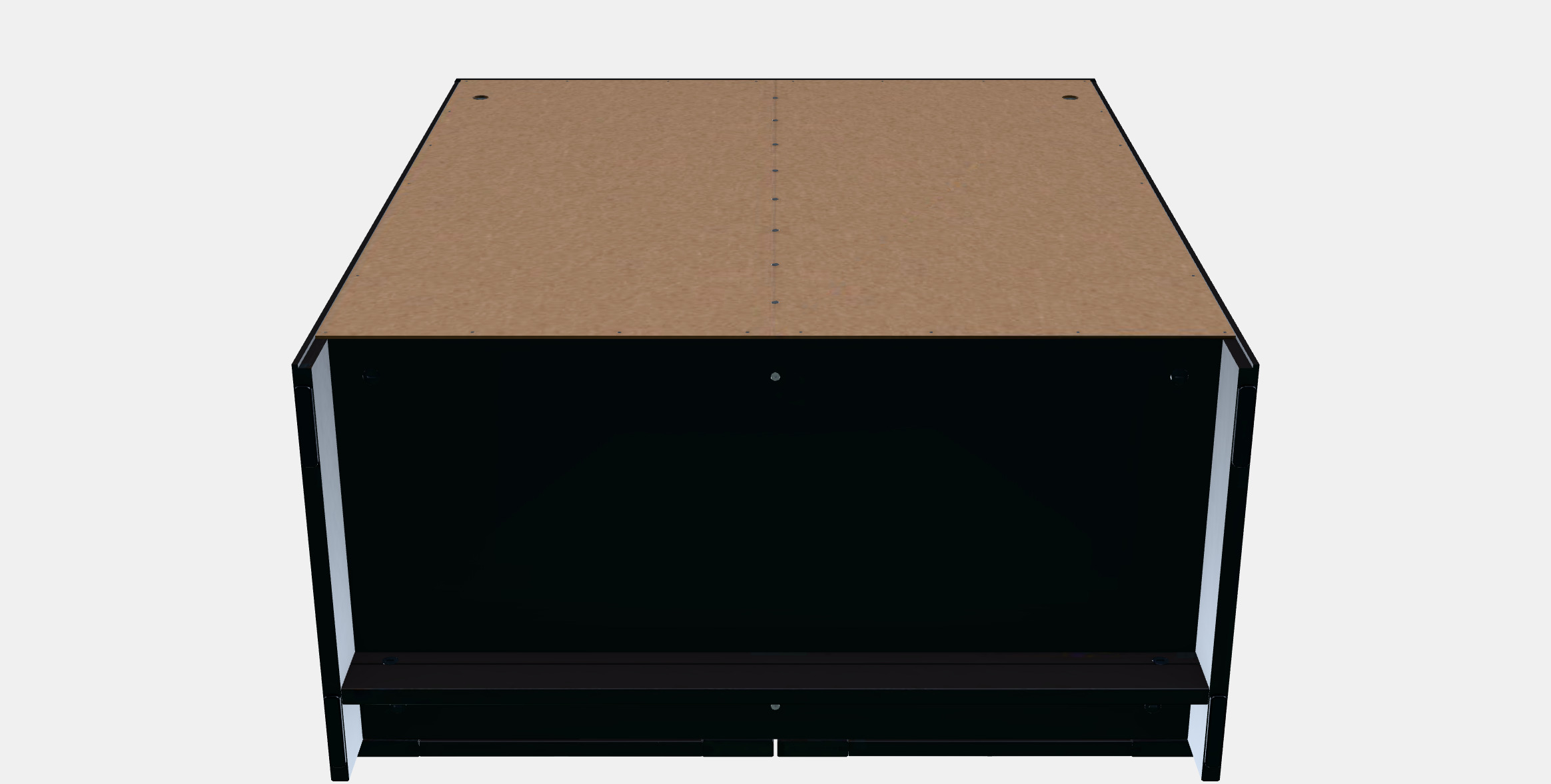 BRIMNES Cabinet with doors 3D model_7