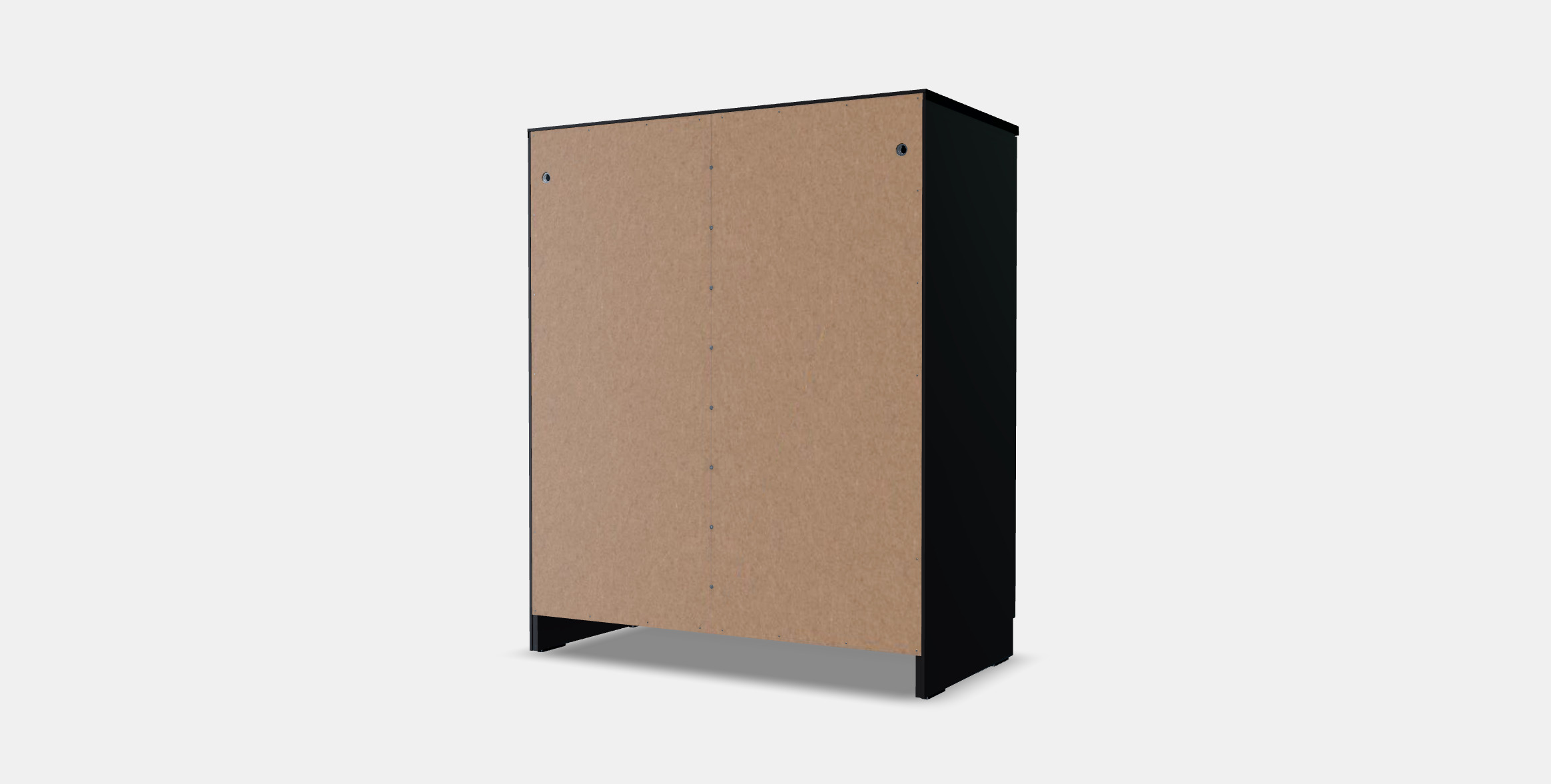 BRIMNES Cabinet with doors 3D model_6