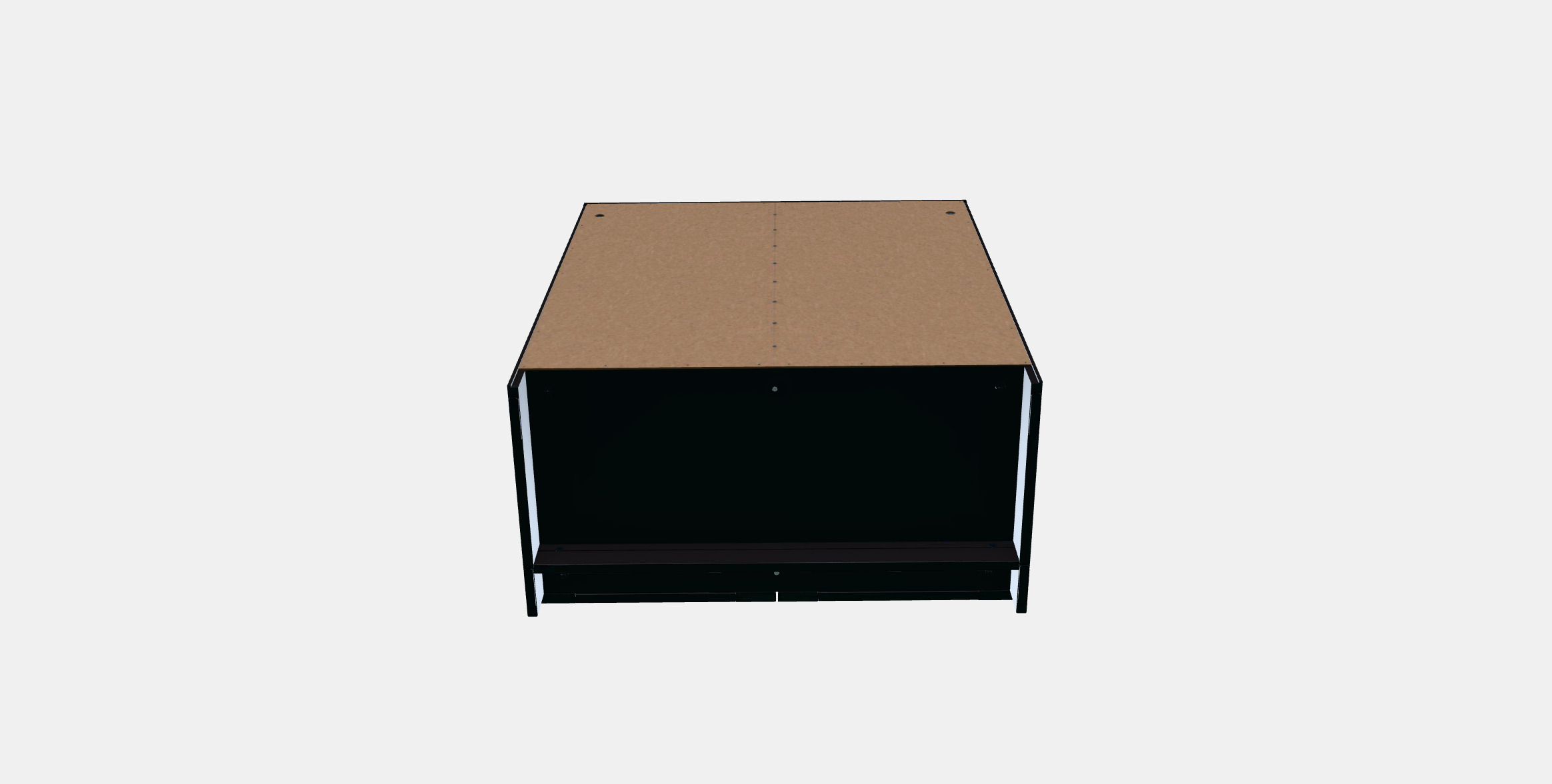 BRIMNES Cabinet with doors 3D model_5