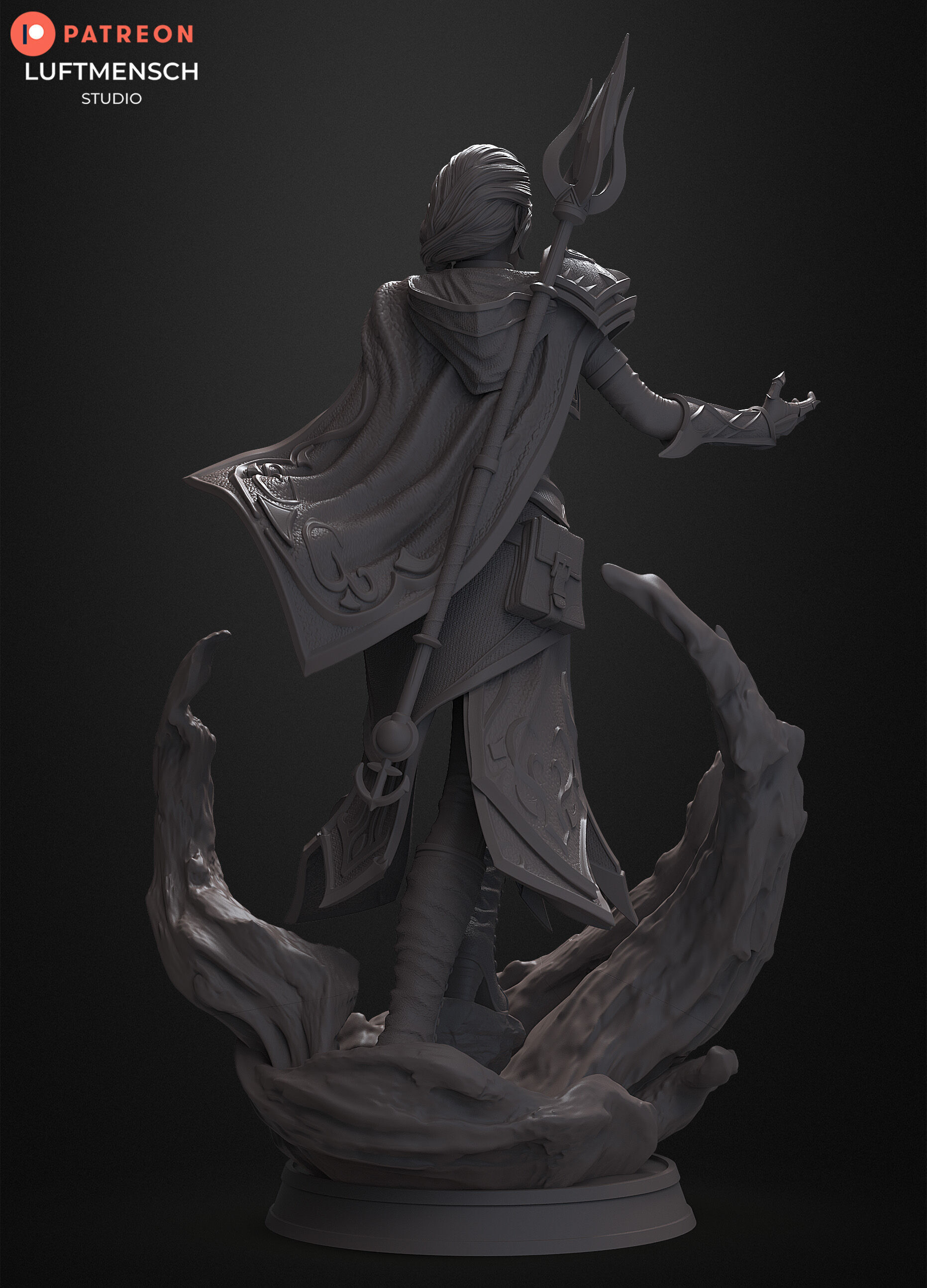 Jaina Proudmoore STL 3D print model_2