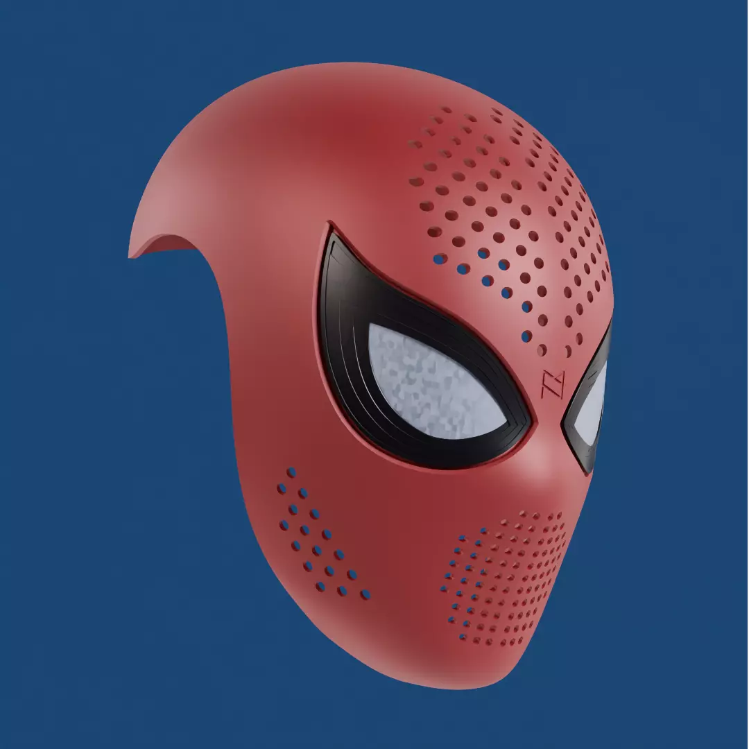 Brand New Day - Spider-Man Faceshell Mask 3D print model_11