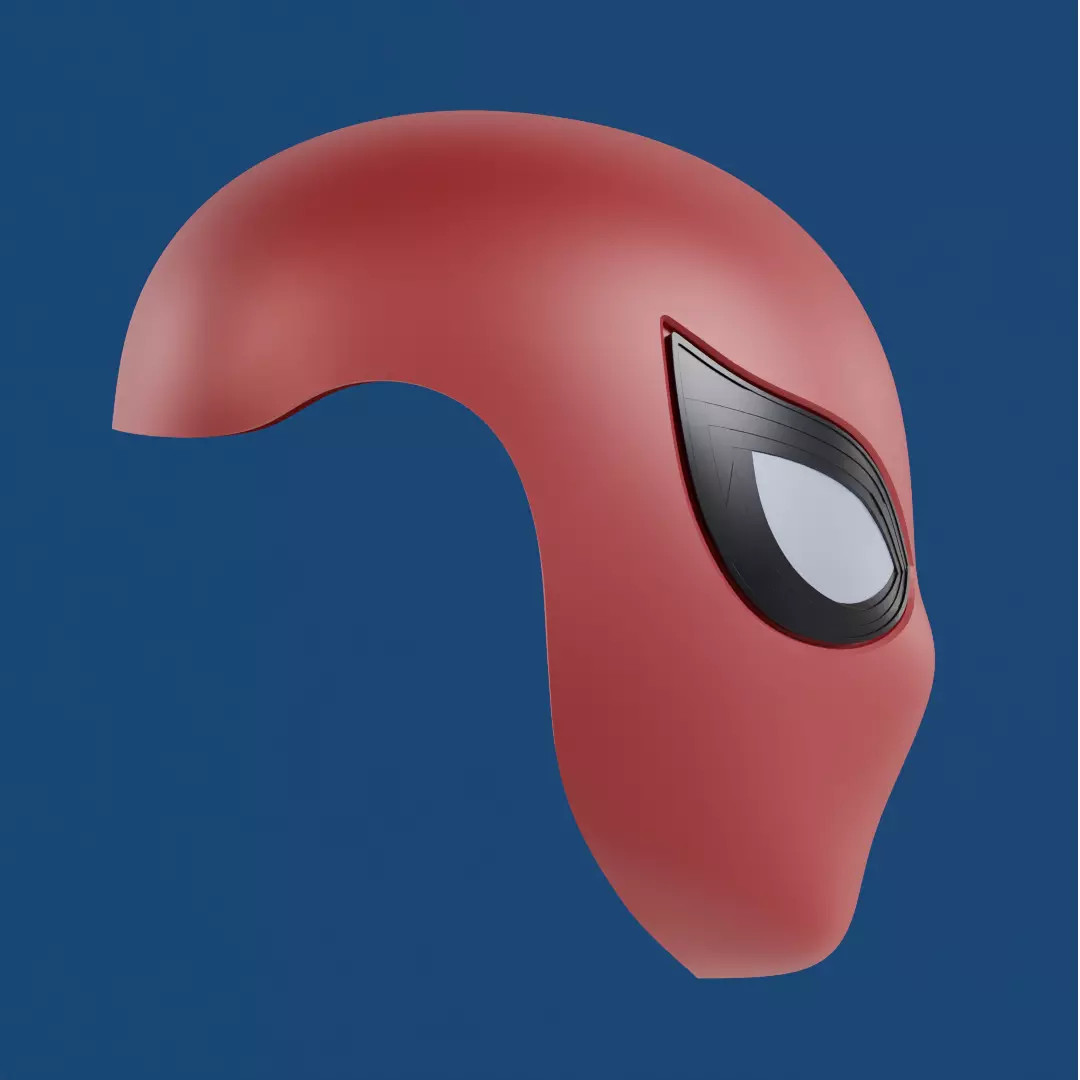 Brand New Day - Spider-Man Faceshell Mask 3D print model_3
