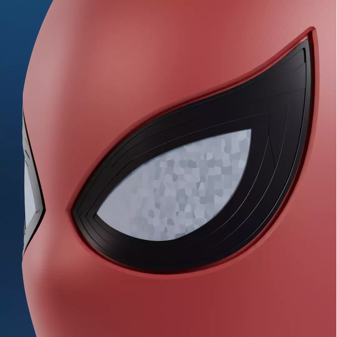 Brand New Day - Spider-Man Faceshell Mask 3D print model_7