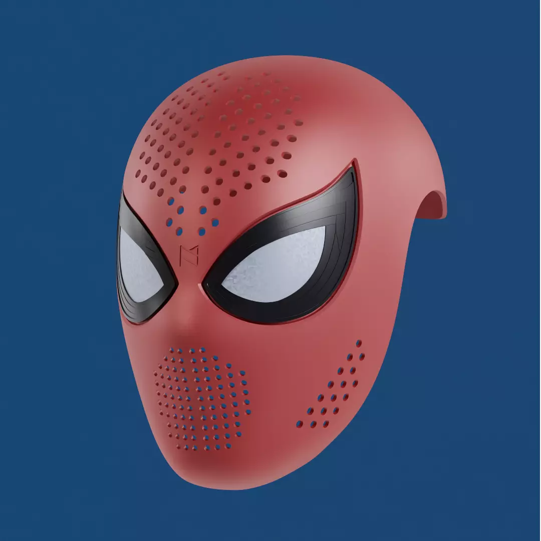 Brand New Day - Spider-Man Faceshell Mask 3D print model_10