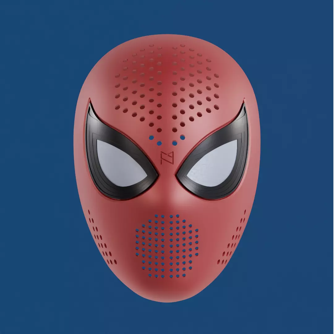 Brand New Day - Spider-Man Faceshell Mask 3D print model_8