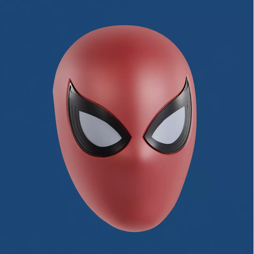 Brand New Day - Spider-Man Faceshell Mask 3D print model_1