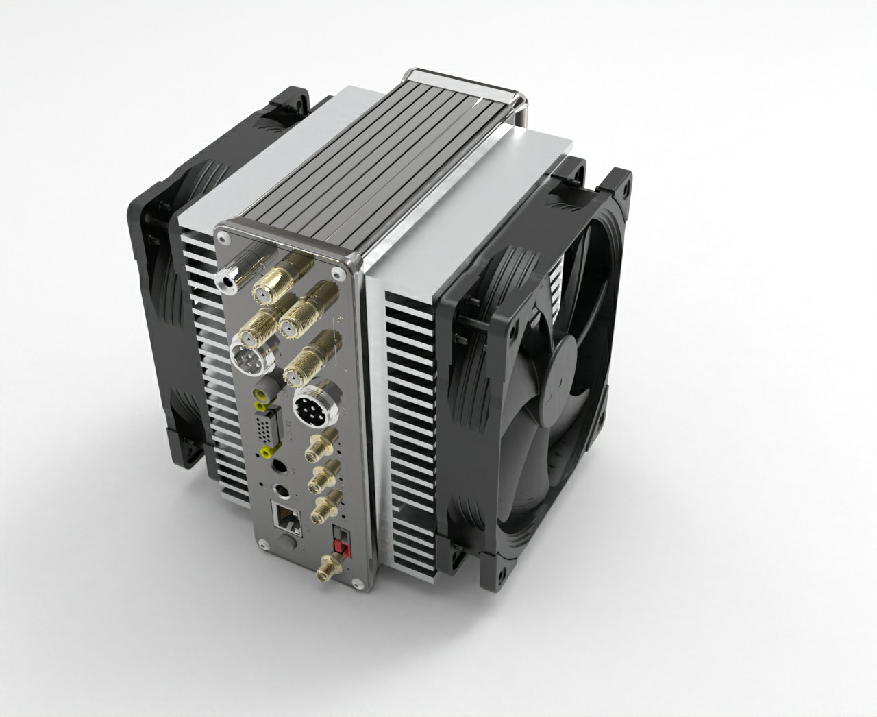 Double-sided cooling supercomputer 3D model_4