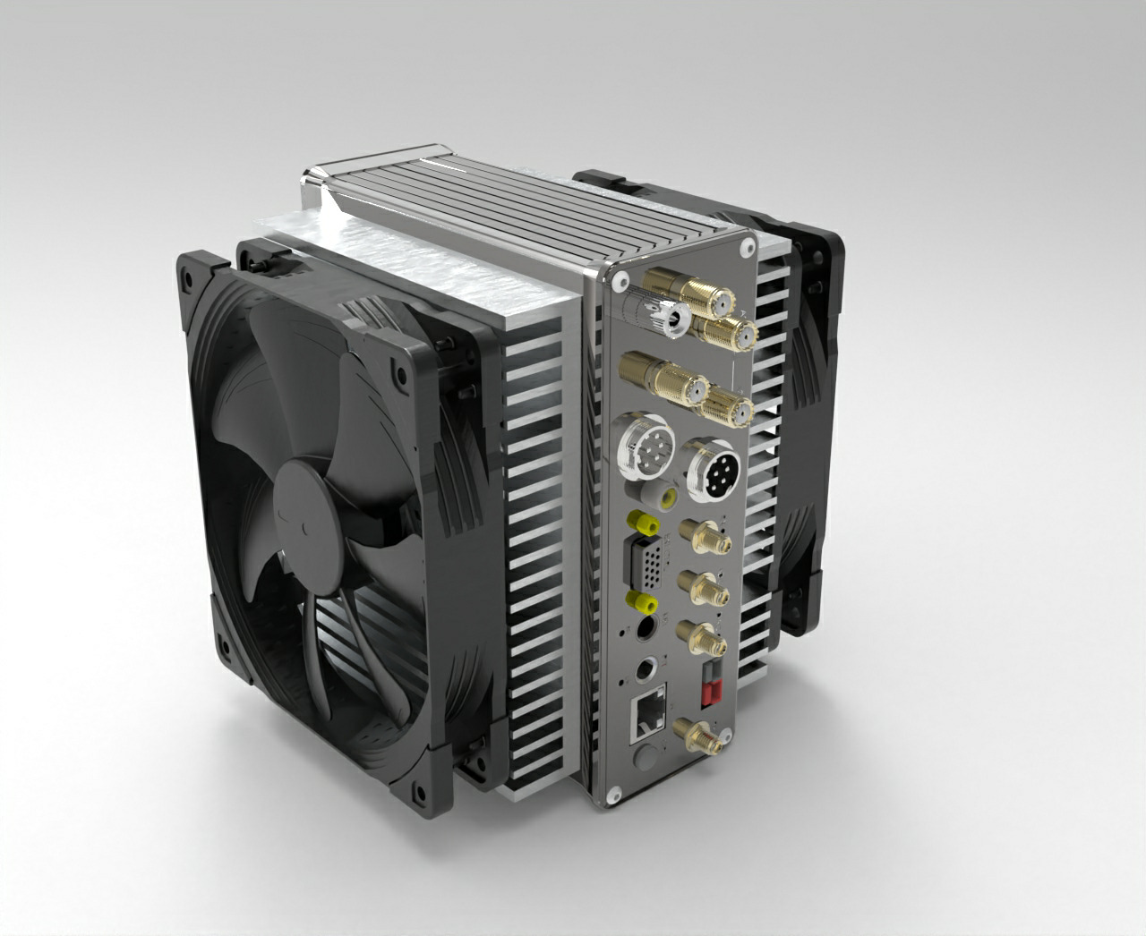 Double-sided cooling supercomputer 3D model_1