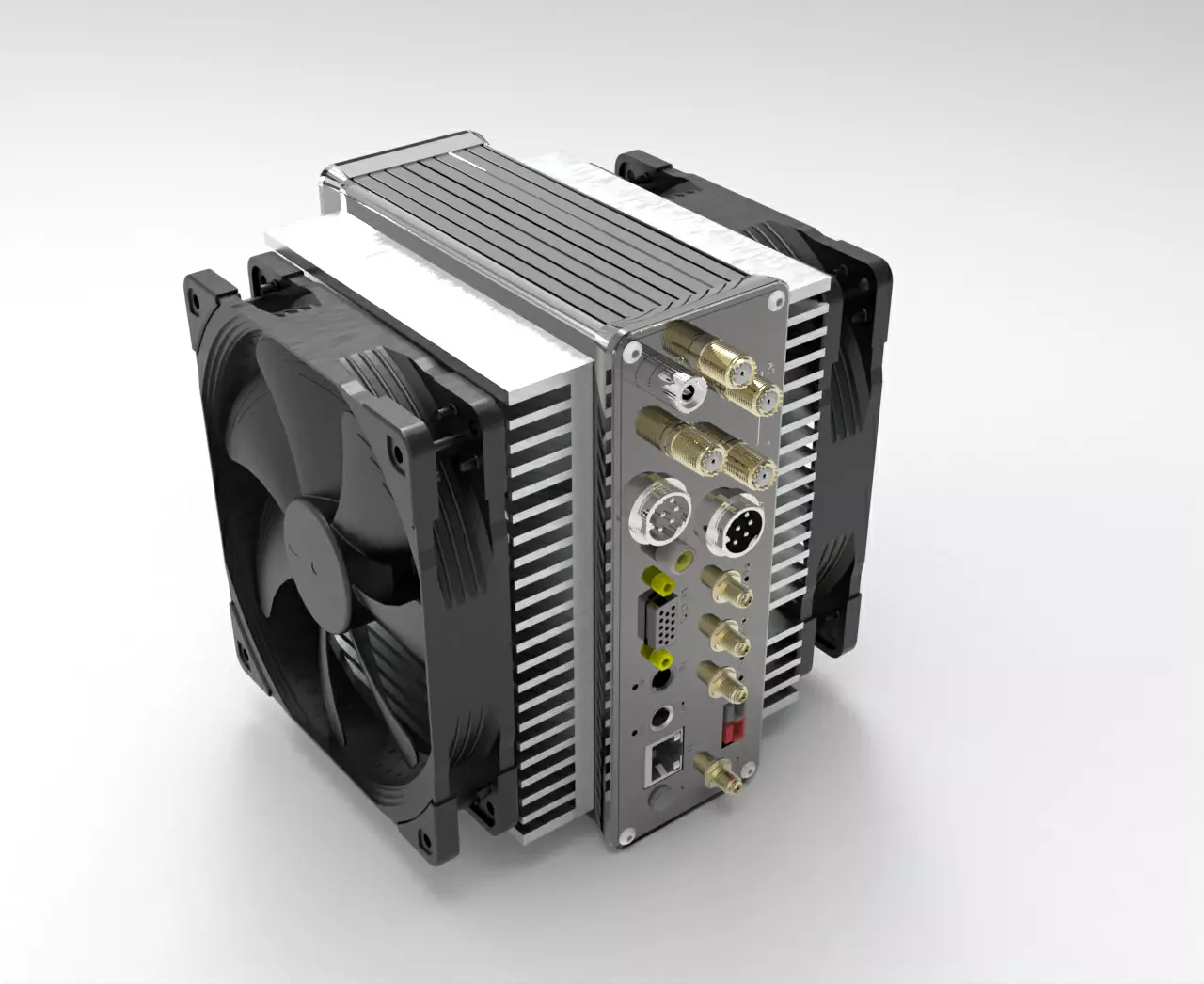 Double-sided cooling supercomputer 3D model_0