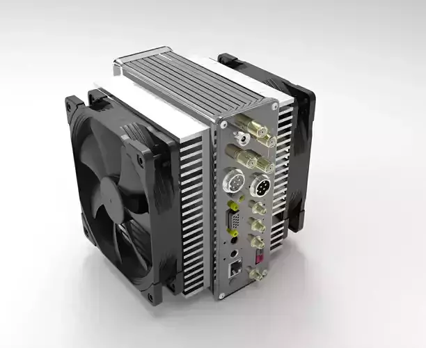 Double-sided cooling supercomputer