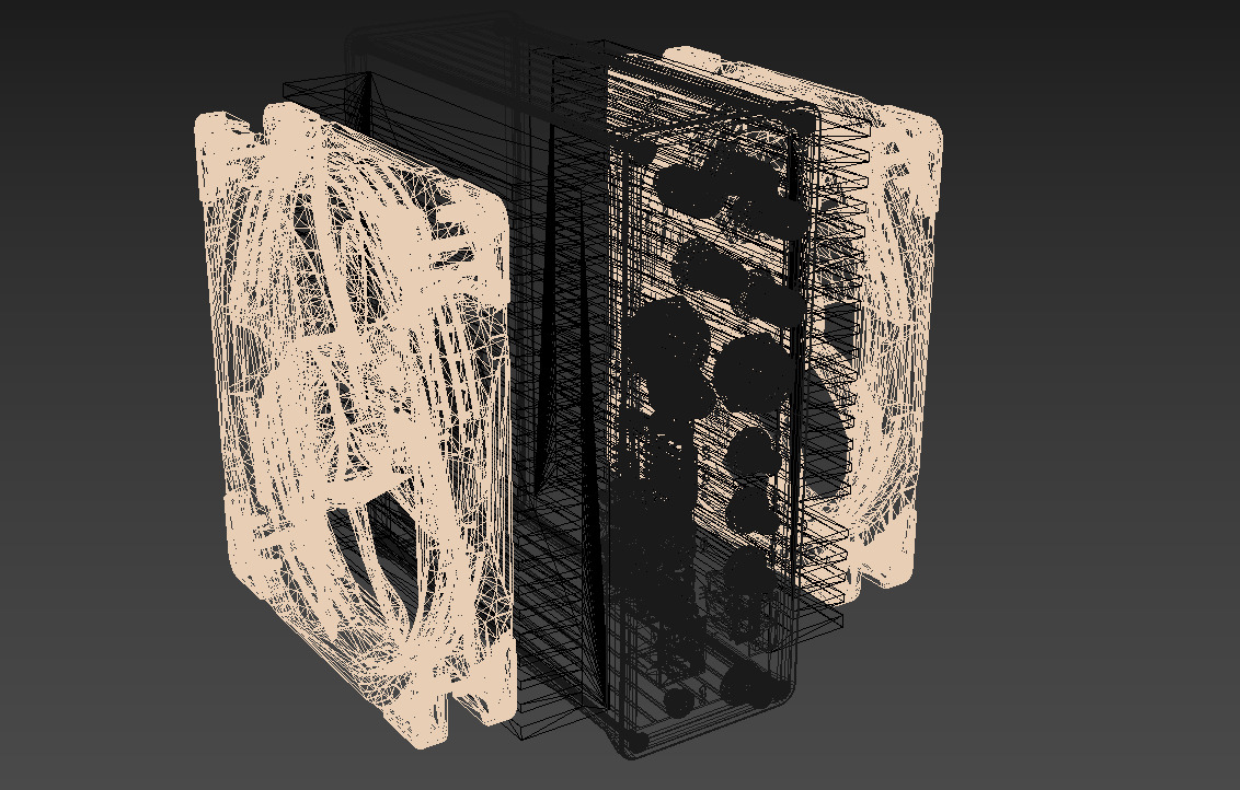 Double-sided cooling supercomputer 3D model_5