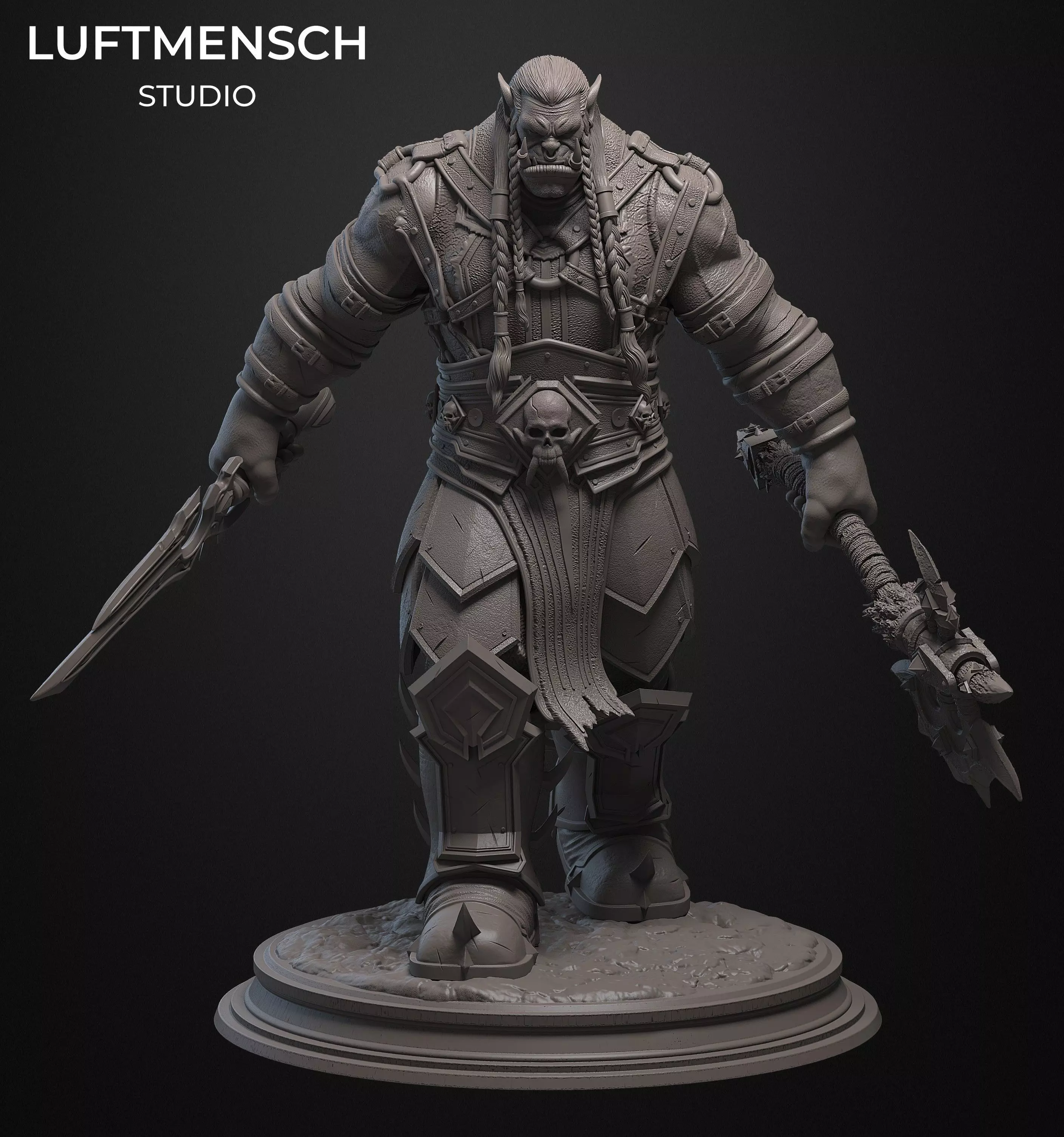 Varok Saurfang STL 3D print model_0