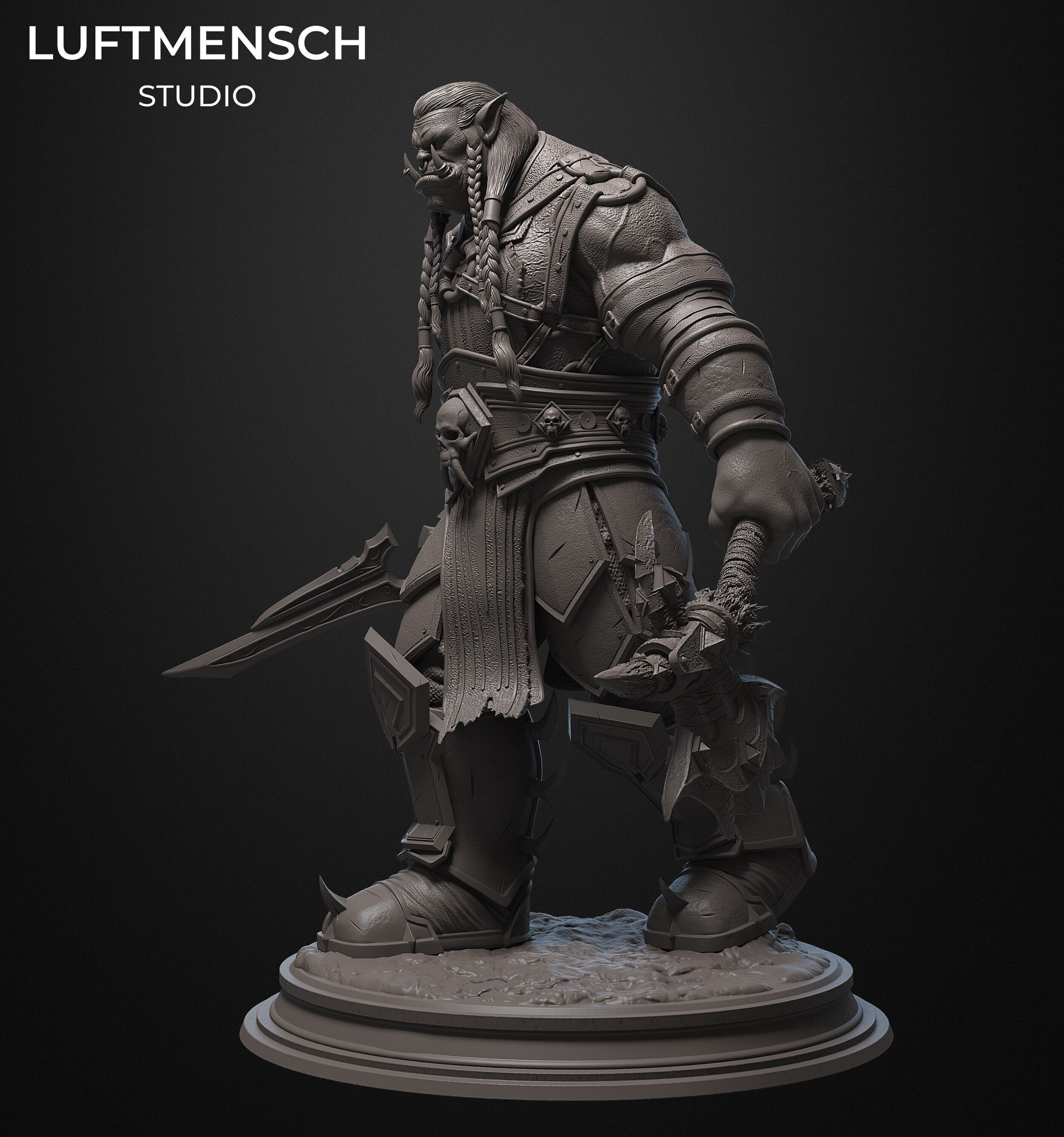 Varok Saurfang STL 3D print model_2