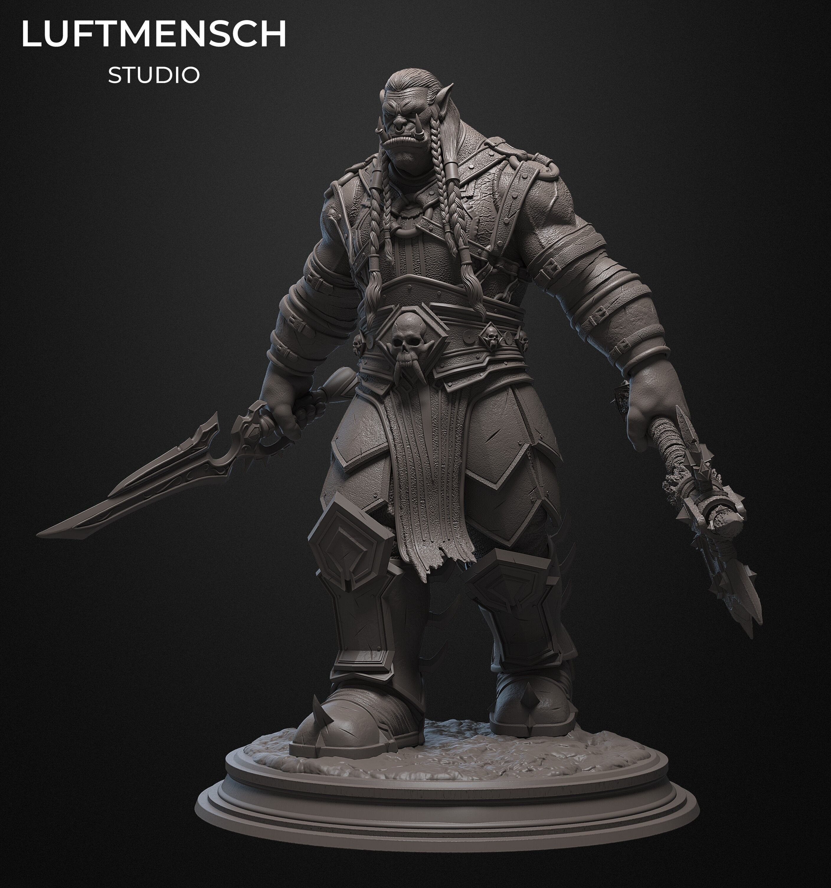 Varok Saurfang STL 3D print model_1