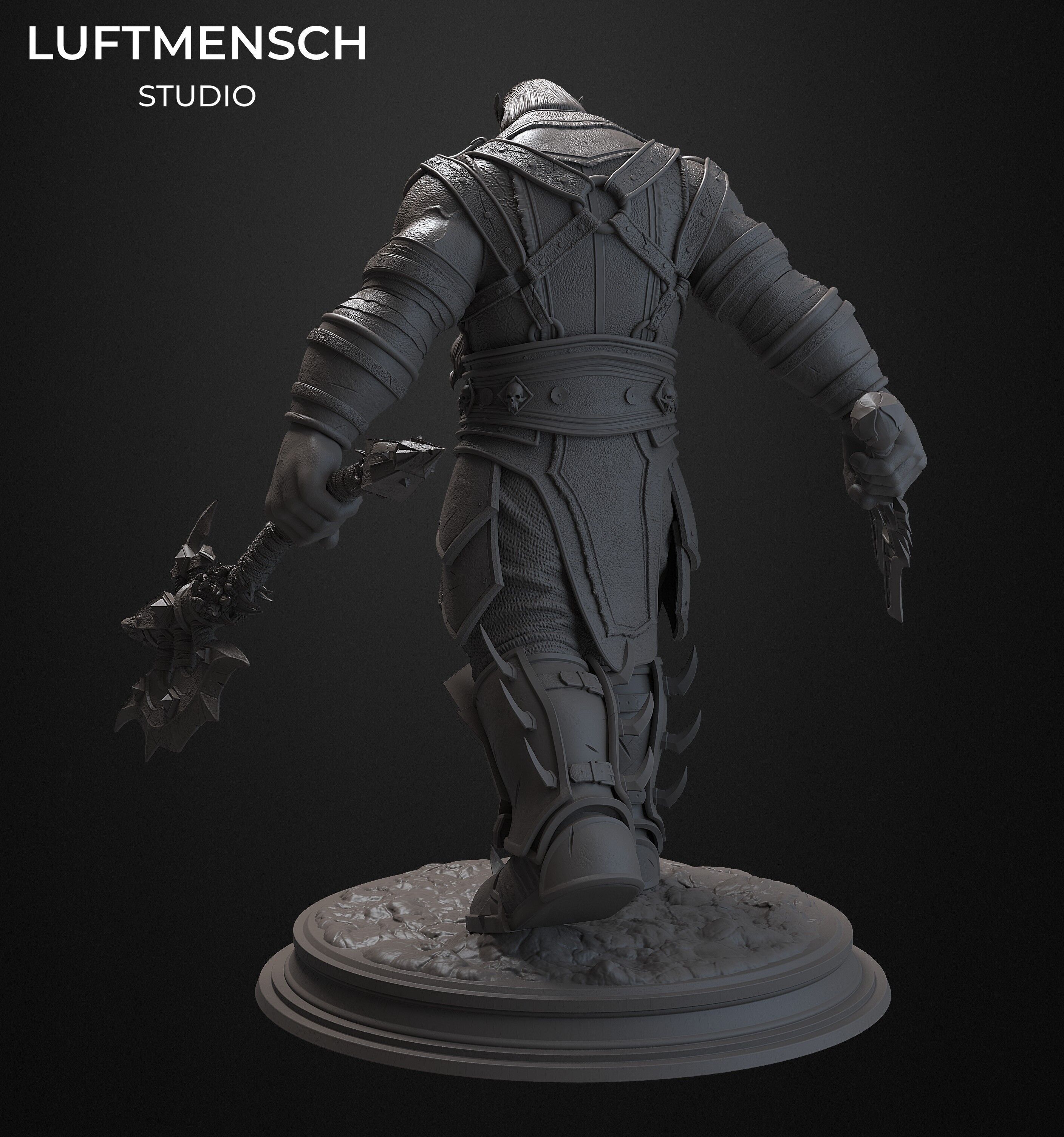 Varok Saurfang STL 3D print model_4