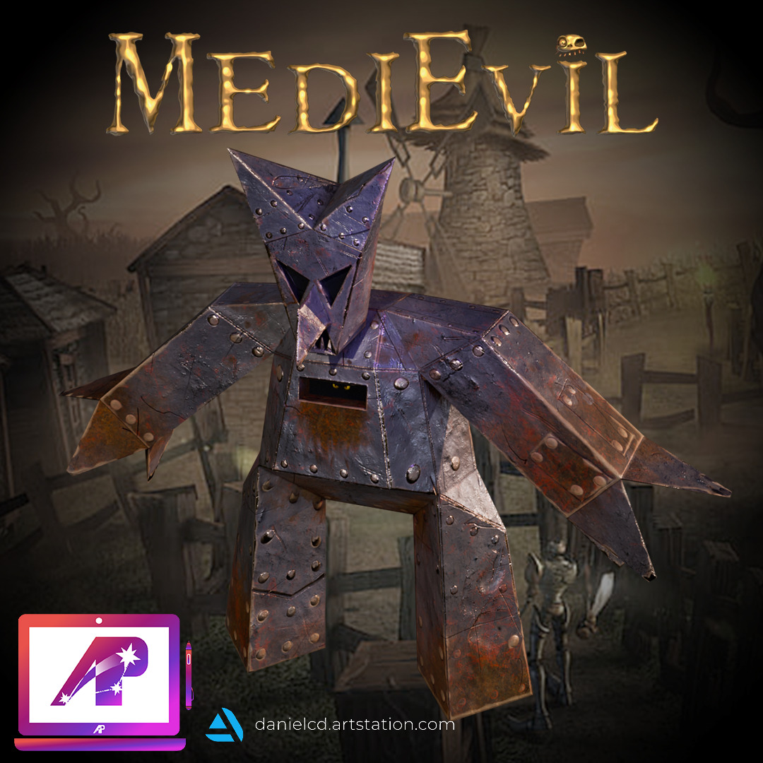 Mecha Imp Medievil PSX 3D print model_1