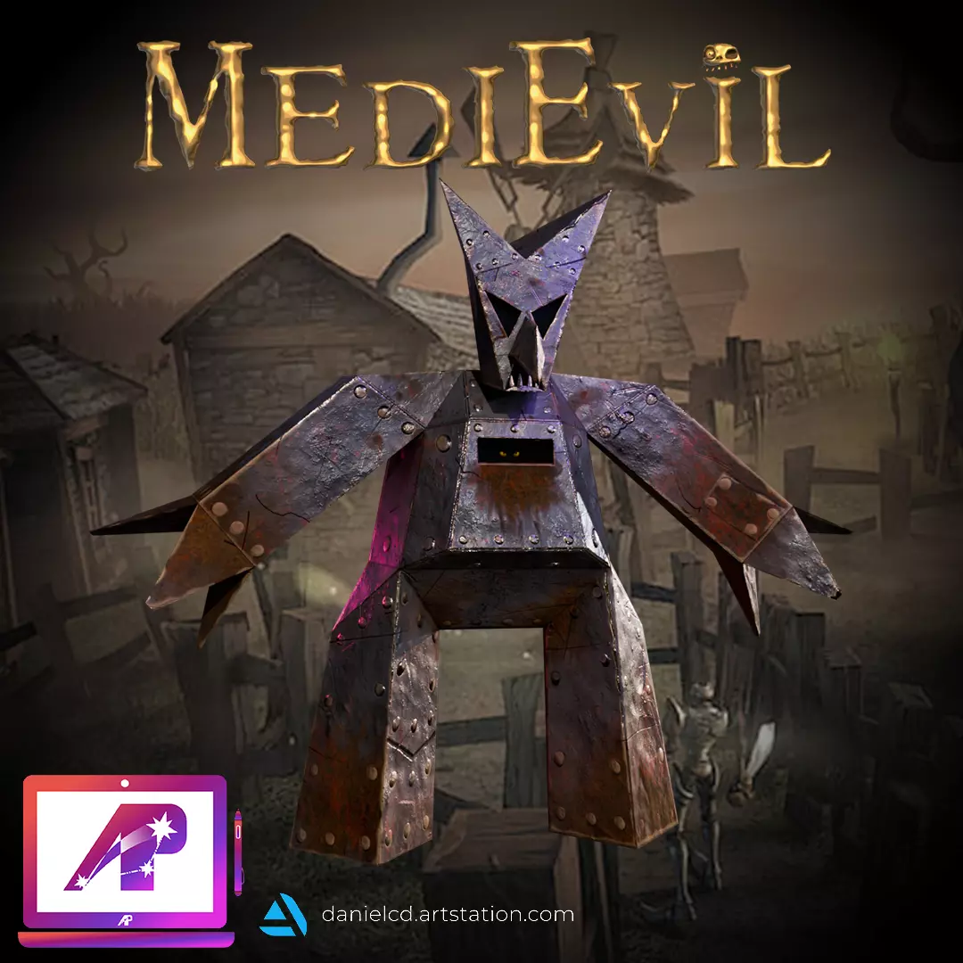 Mecha Imp Medievil PSX 3D print model_0