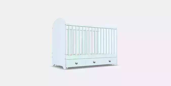 GONATT Cot with drawer