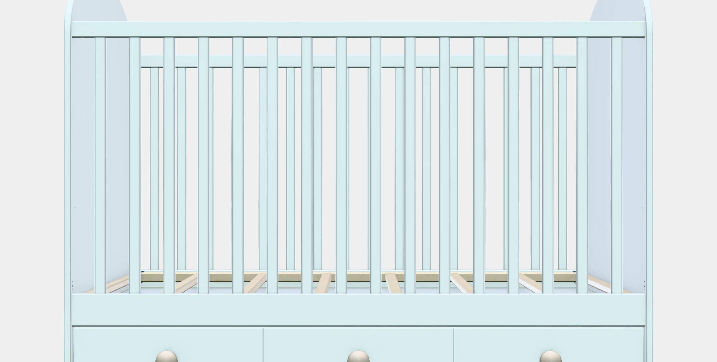 GONATT Cot with drawer 3D model_11