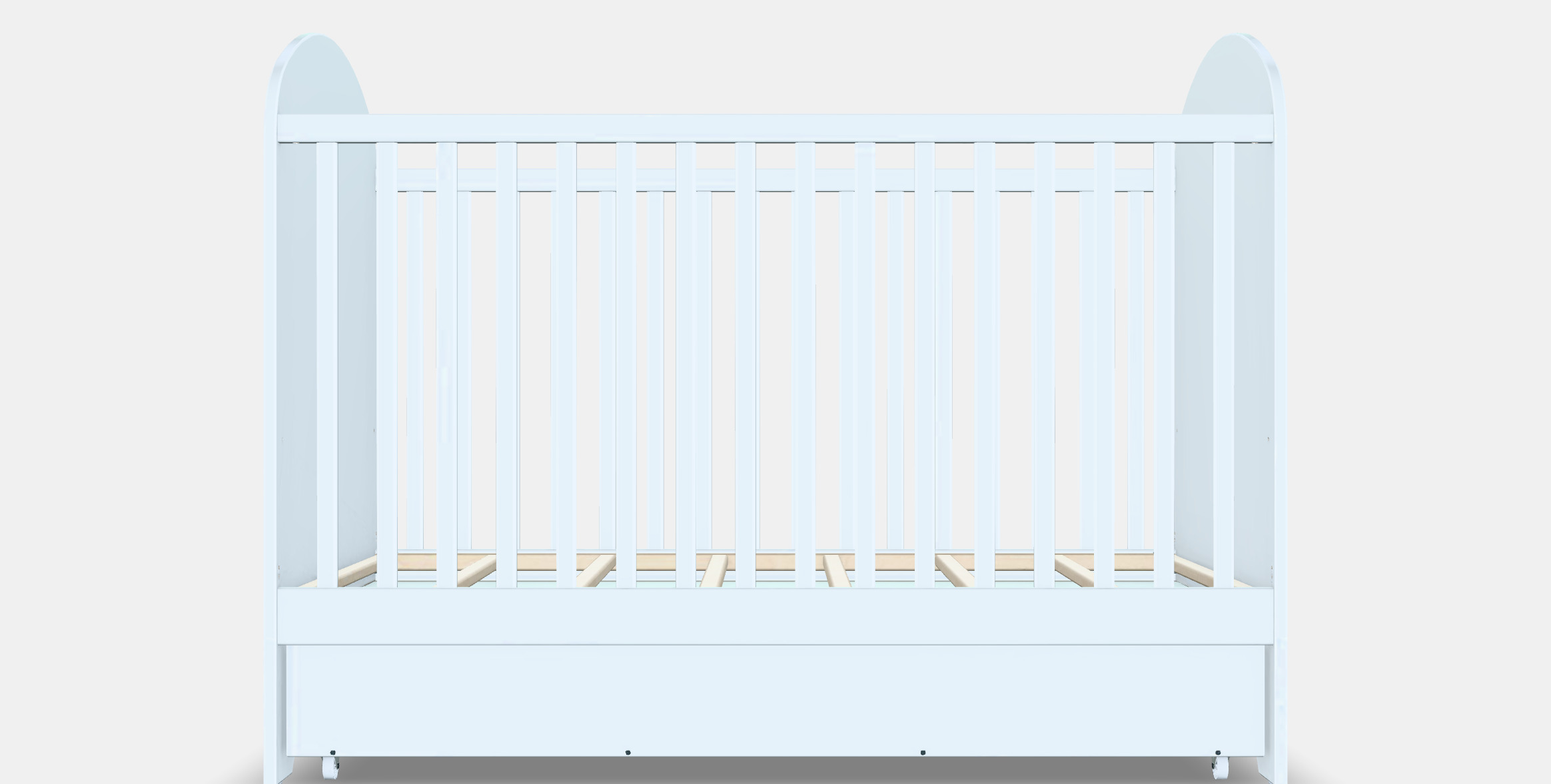 GONATT Cot with drawer 3D model_15
