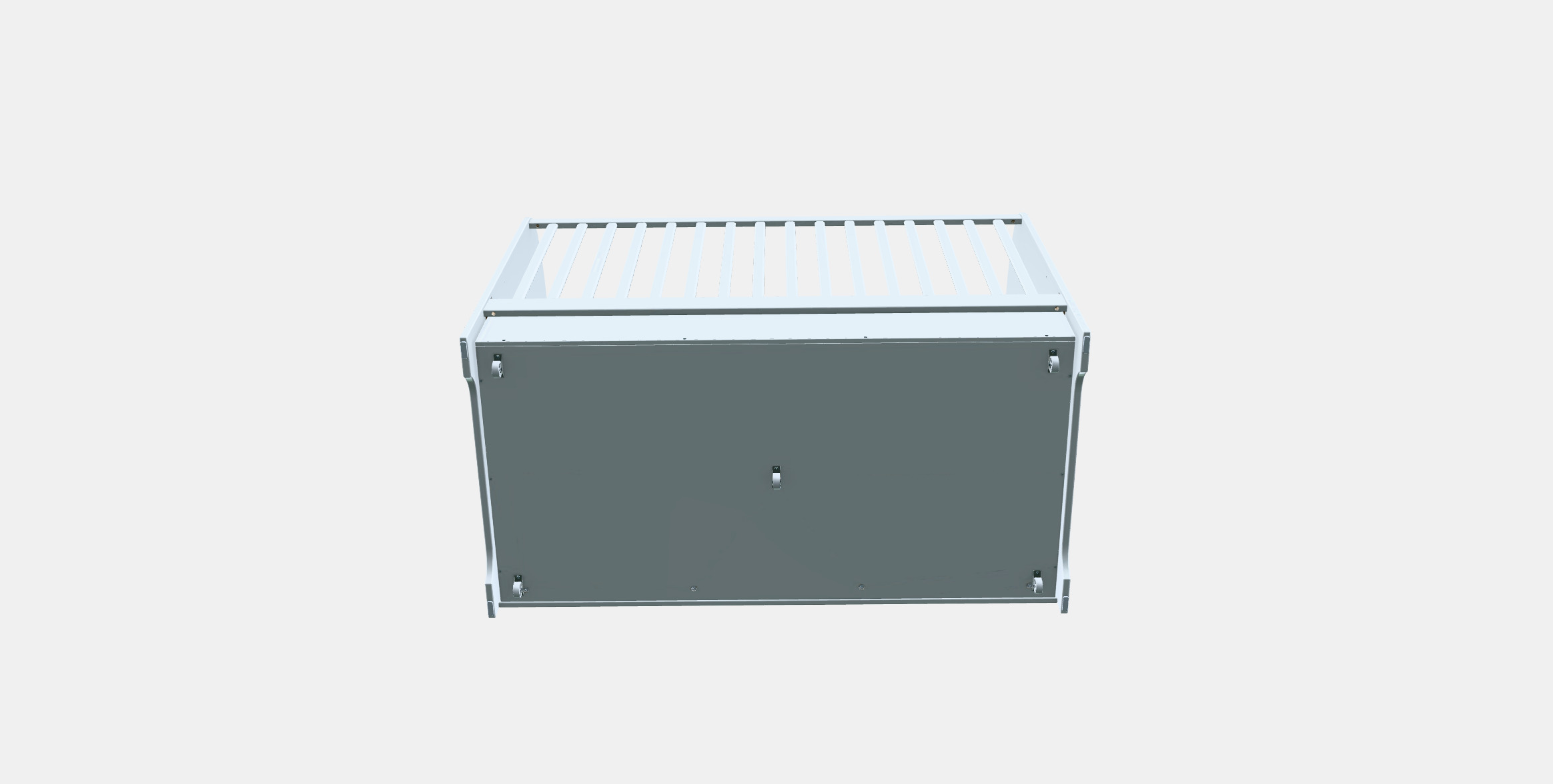 GONATT Cot with drawer 3D model_7